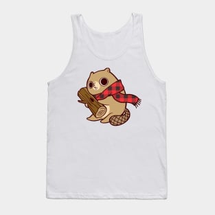 Beaver and his log Tank Top